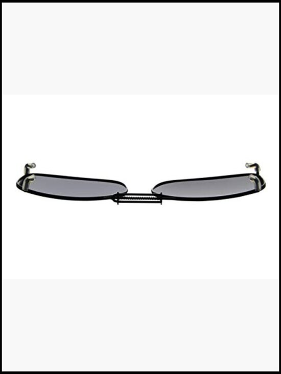 Metal Frame Polarized Clip On Sunglasses Adjustable Fit UV Protection